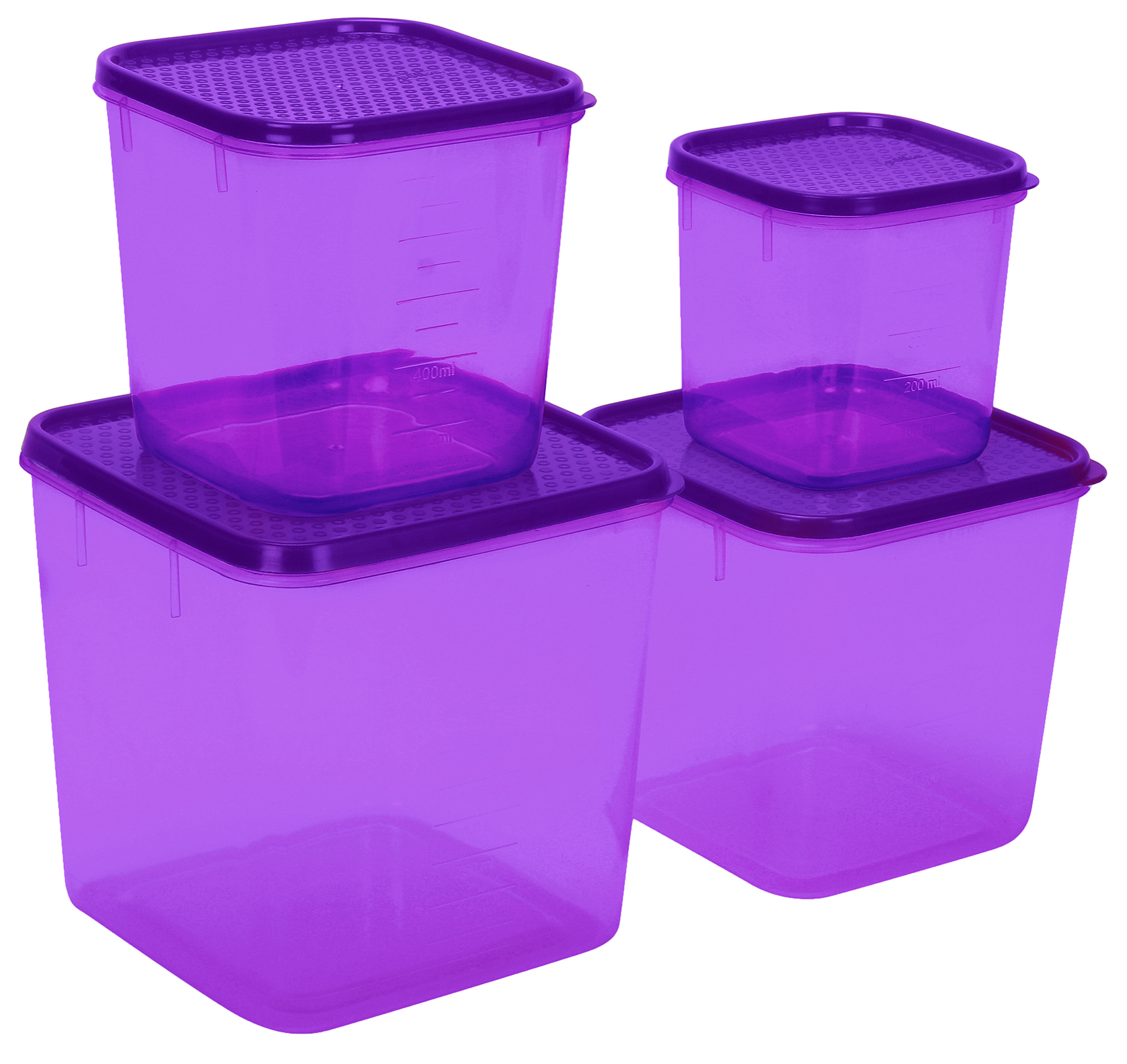 Polka Container Set 401 - 404 (4 Pcs Set) (20 Set Pk)